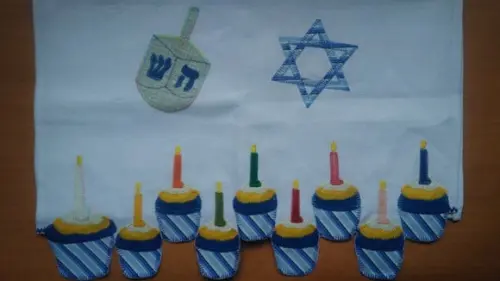 Panos de Pratos - Chanukah