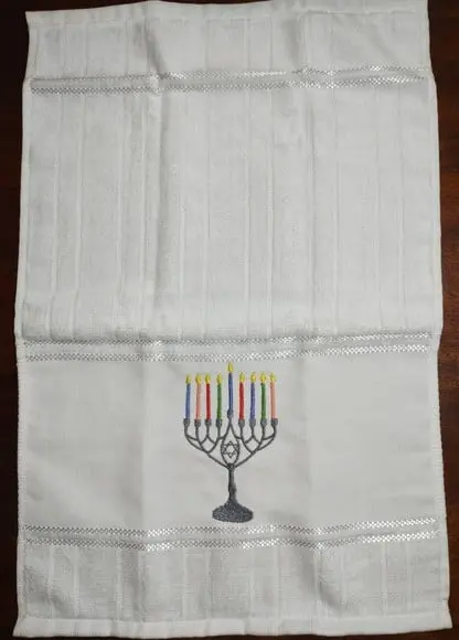 Toalha de Lavabo (toalha de Mão) Chanuka