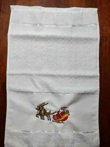 Toalha de Lavabo (toalha de Mão) Natal