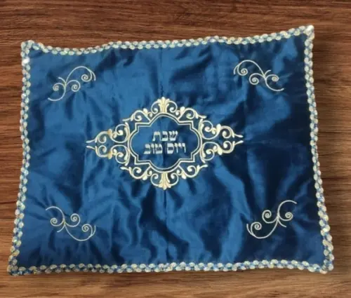 Toalha Decorada para Cobrir Bandeja -shabat