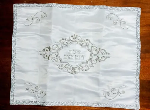 Toalha Decorada para Cobrir Bandeja -shabat