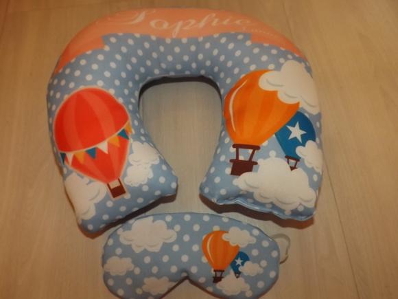 Almofada de Pescoço e Tapa Olho Viagem