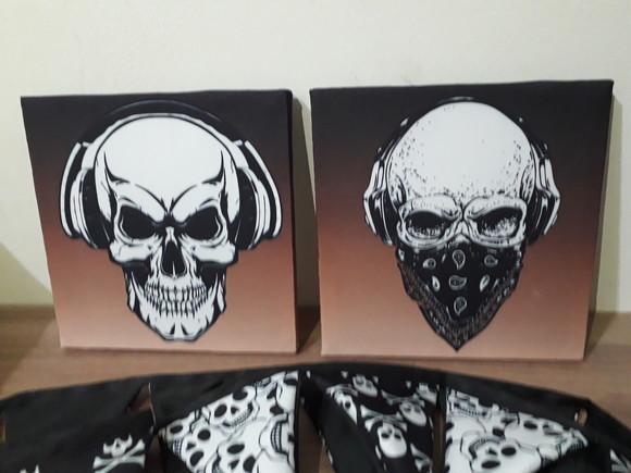 Bandeirola Personalizada Caveira