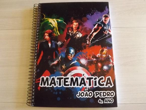 Caderno Personalizado Vingadores
