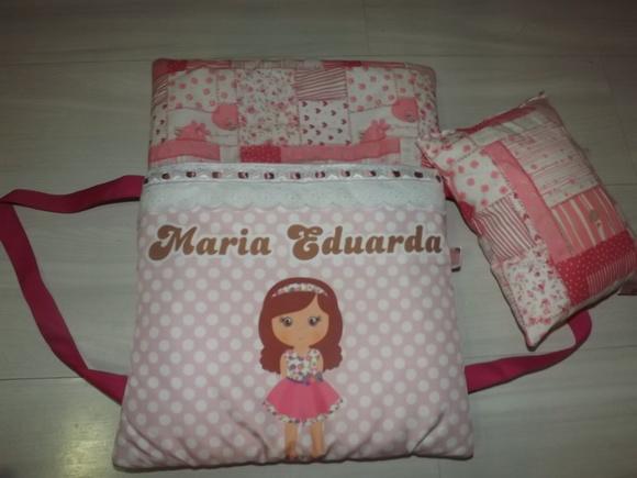 Caminha de Boneca Portátil Personalizada