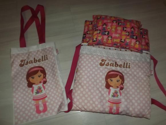 Caminha de Boneca Portátil Personalizada
