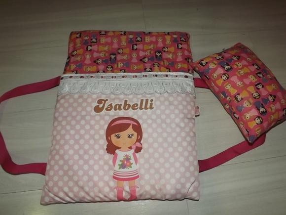 Caminha de Boneca Portátil Personalizada