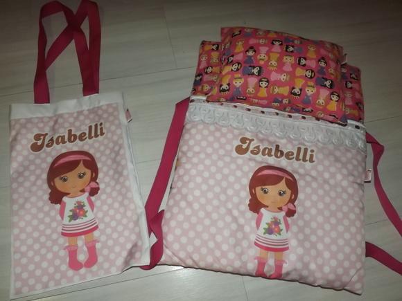 Caminha de Boneca Portátil Personalizada