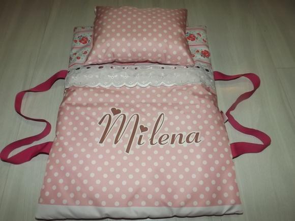 Caminha de Boneca Portátil Personalizada
