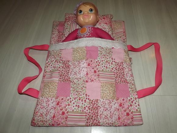 Caminha de Boneca Portátil Personalizada