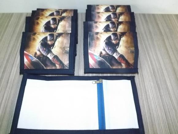 Carteira Personalizada Capitão América