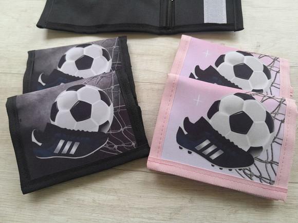 Carteira Personalizada Futebol Chuteira Preta
