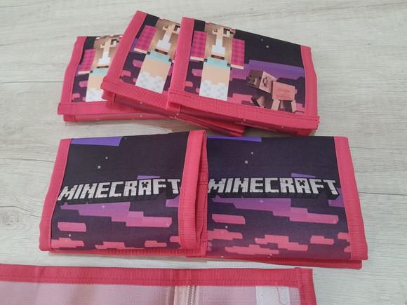 Carteira Personalizada Minecraft Menina