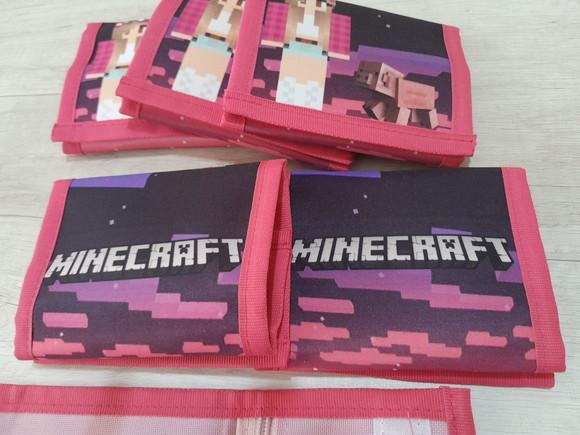 Carteira Personalizada Minecraft Menina