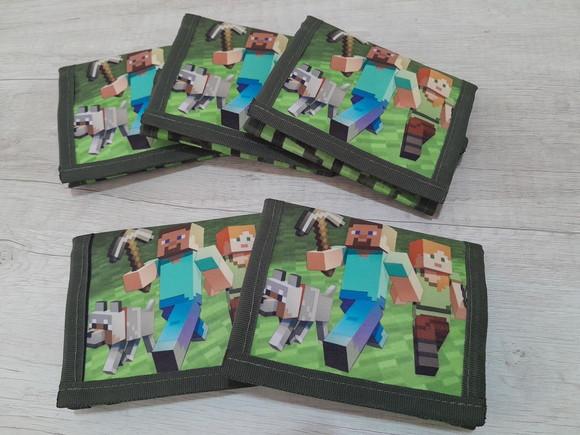 Carteira Personalizada Minecraft Menino
