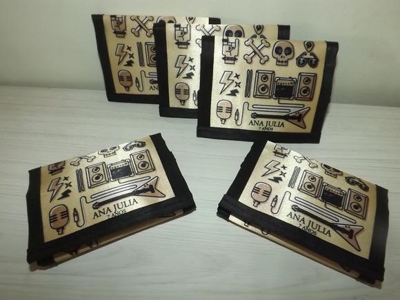 Carteira Personalizada Rock
