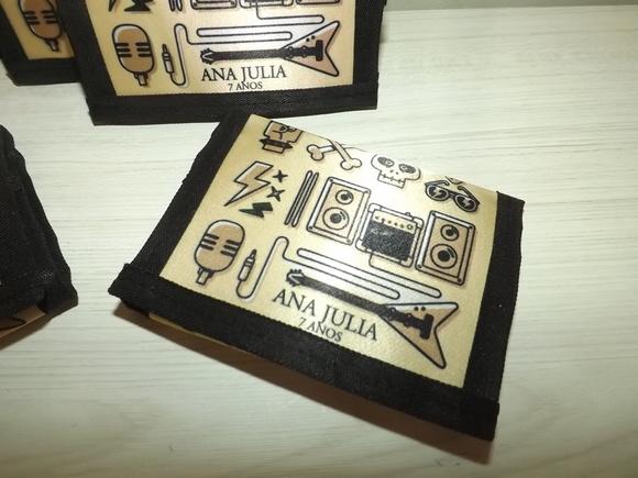 Carteira Personalizada Rock