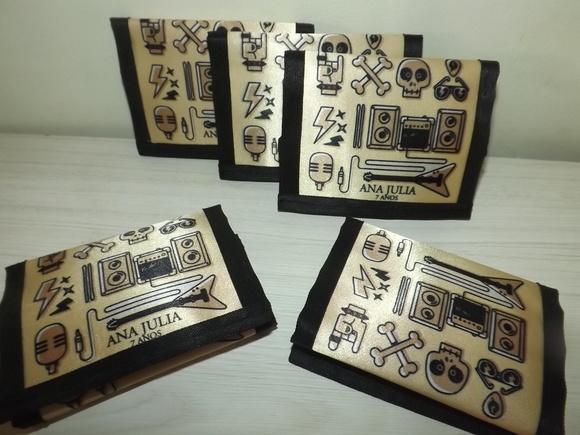 Carteira Personalizada Rock