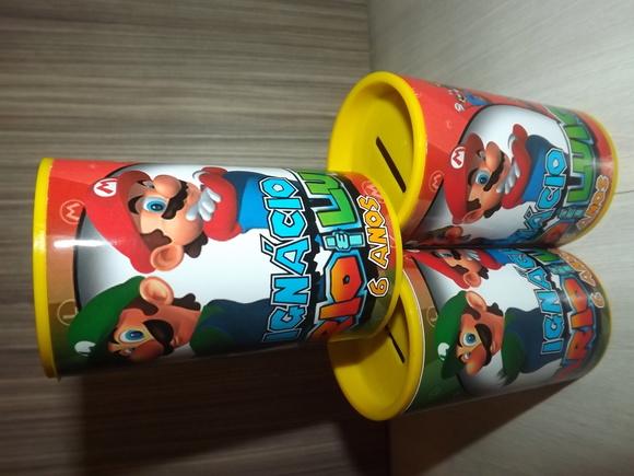 Cofrinho Personalizado Mario Bross