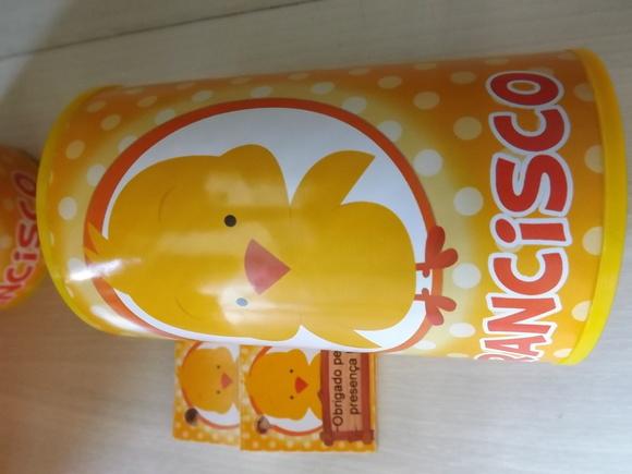 Cofrinho Personalizado Pintinho