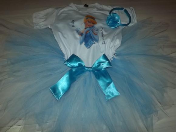 Conjunto de Tutu - Cinderela
