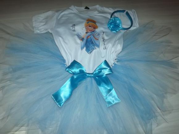 Conjunto de Tutu - Cinderela