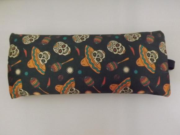 Estojo Personalizado Caveira Mexicana Verde