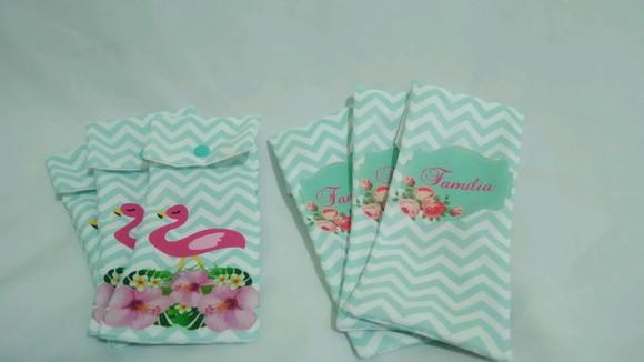Estojo Personalizado Fino - Flamingo