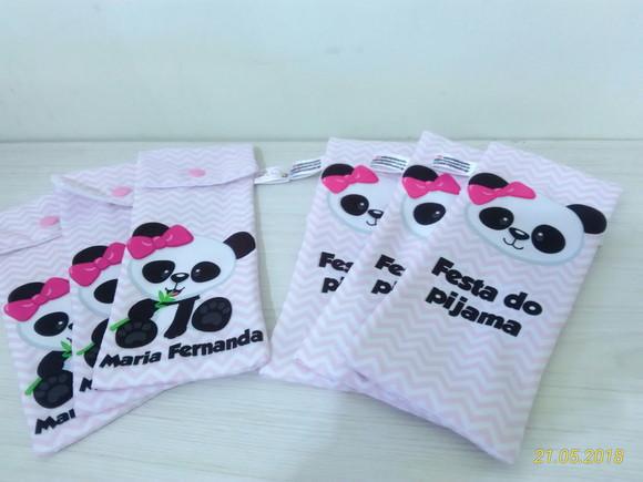 Estojo Personalizado Fino - Panda