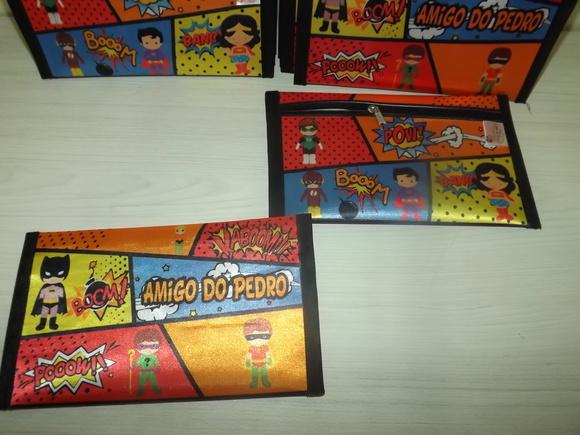 Estojo Personalizado Liga da Justiça