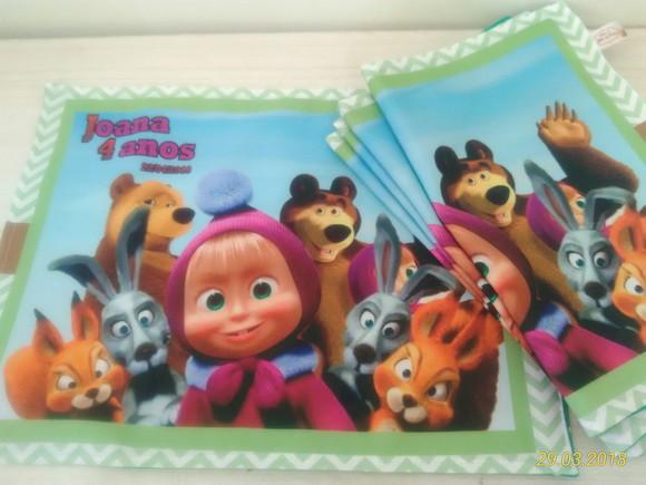 Jogo americano A menina e o Urso Menino