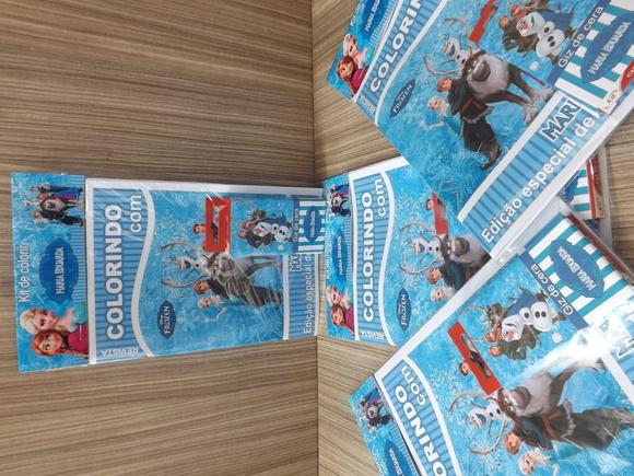 Kit de Colorir da Frozen