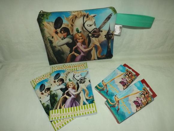 Kit de Colorir Luxo Enrolados