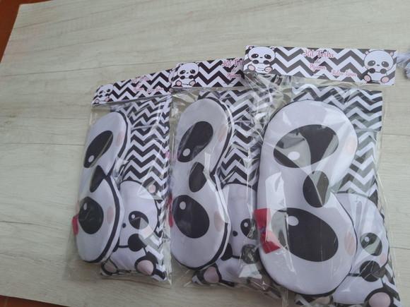 Kit Festa do Pijama Panda Chevron