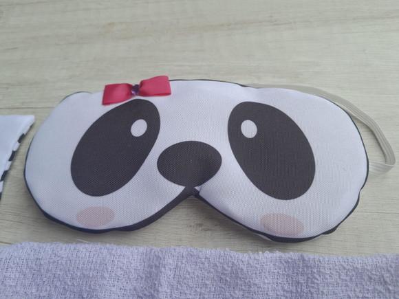 Kit Festa do Pijama Panda Chevron