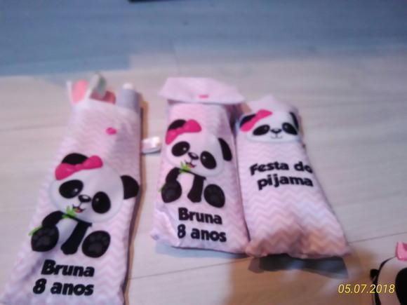 Kit Festa do Pijama Ursinha Panda
