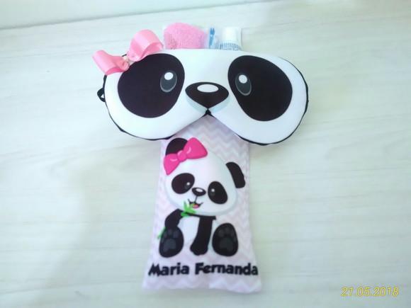 Kit Festa do Pijama Ursinha Panda