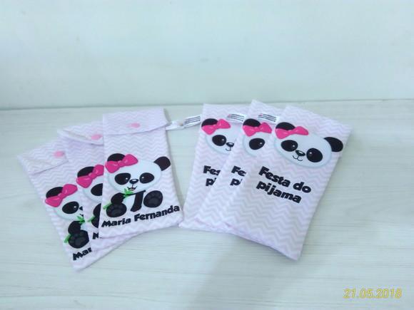 Kit Festa do Pijama Ursinha Panda