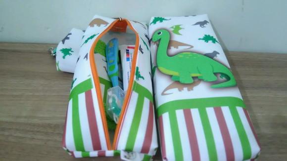 Kit Higiene estojo Dinossauro