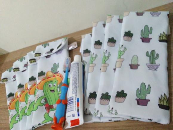 Kit Higiene Fino - Cactos Infantil