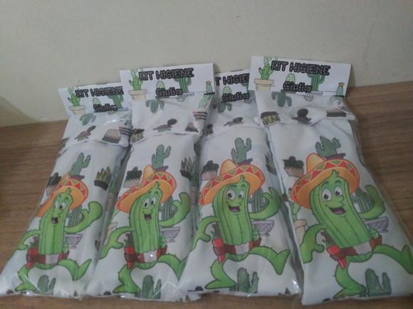 Kit Higiene Fino - Cactos Infantil
