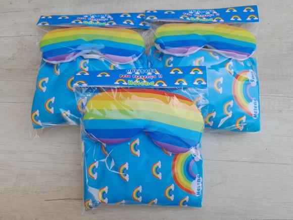 Kit Higiene Luxo Festa do Pijama Arco Íris