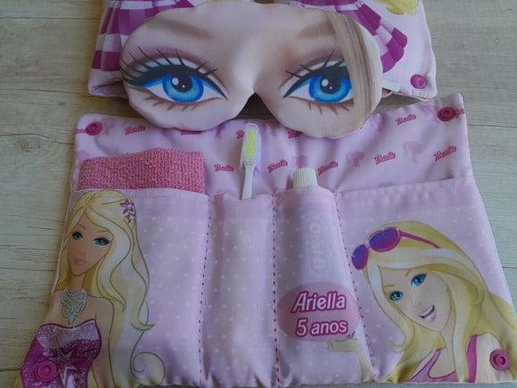 Kit Higiene Luxo Festa do Pijama Barbie