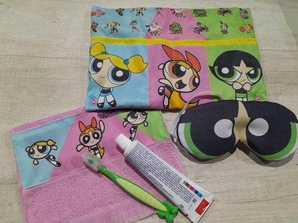 Kit Higiene Luxo Festa do Pijama Meninas Super Poderosas