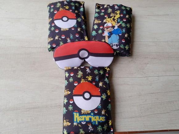 Kit Higiene Luxo Festa do Pijama Pokemon