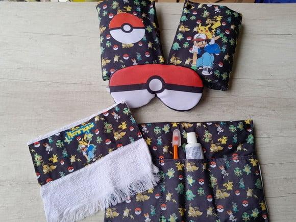 Kit Higiene Luxo Festa do Pijama Pokemon
