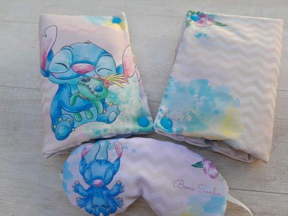 Kit Higiene Luxo Festa do Pijama Stitch Menina