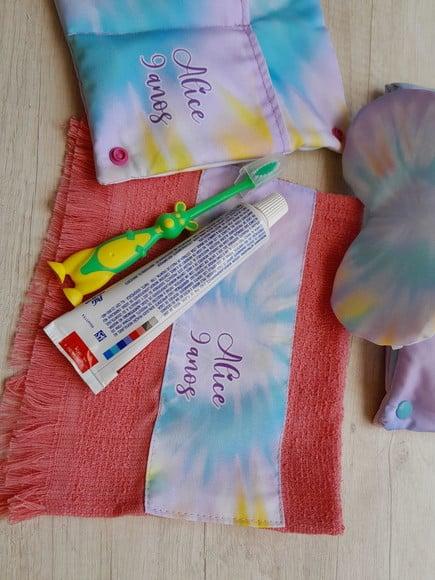 Kit Higiene Luxo Festa do Pijama Tie Dye