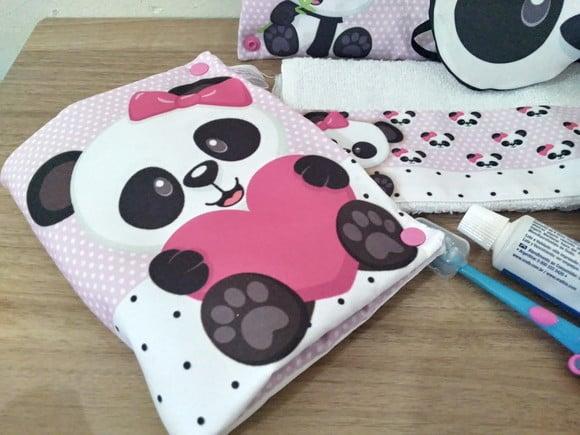 Kit Higiene Luxo Panda
