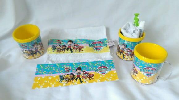 Kit Higiene Patrulha Canina na Caneca